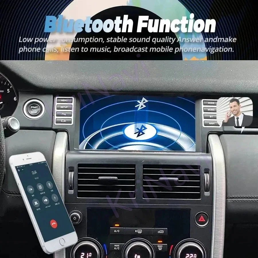 Android 15 For Land Rover Discovery Sport 2015-2019 Multimedia Player GPS Navigation Auto Radio Stereo Head Unit Carplay 9.66