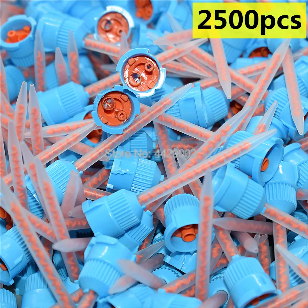 2500 Stück 10:1 Statische Mischdüsen für Klebstoffe, Epoxidharz-Mischdüsen für 50ml 10:1 AB-Klebstoffe – Detail 1