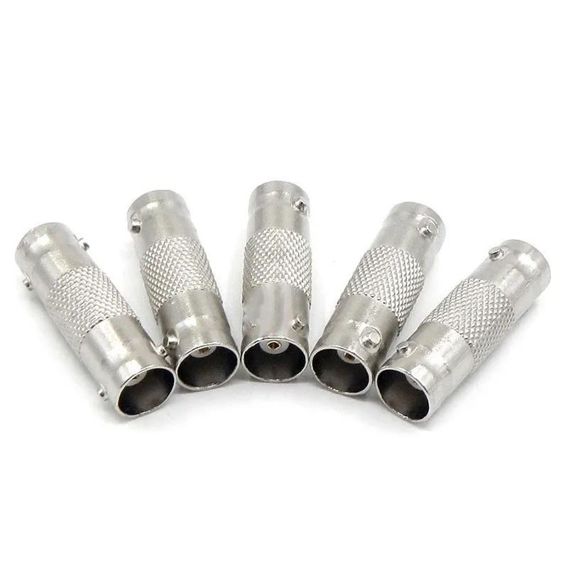 5pcs BNC Female To Female Video Surveillance System BNC Connector Coupler Coax Extender For CCTV Camera Accessories