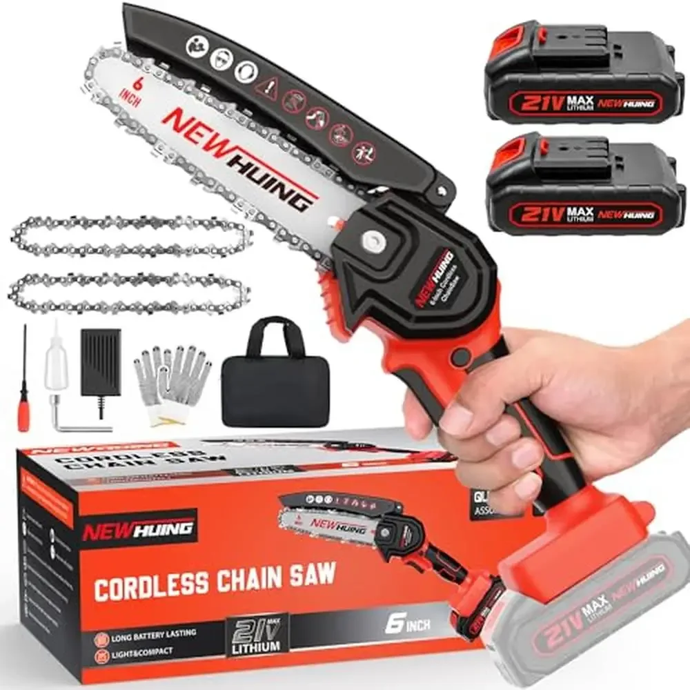 Electric Portable Chainsaw Kit Upgraded 6