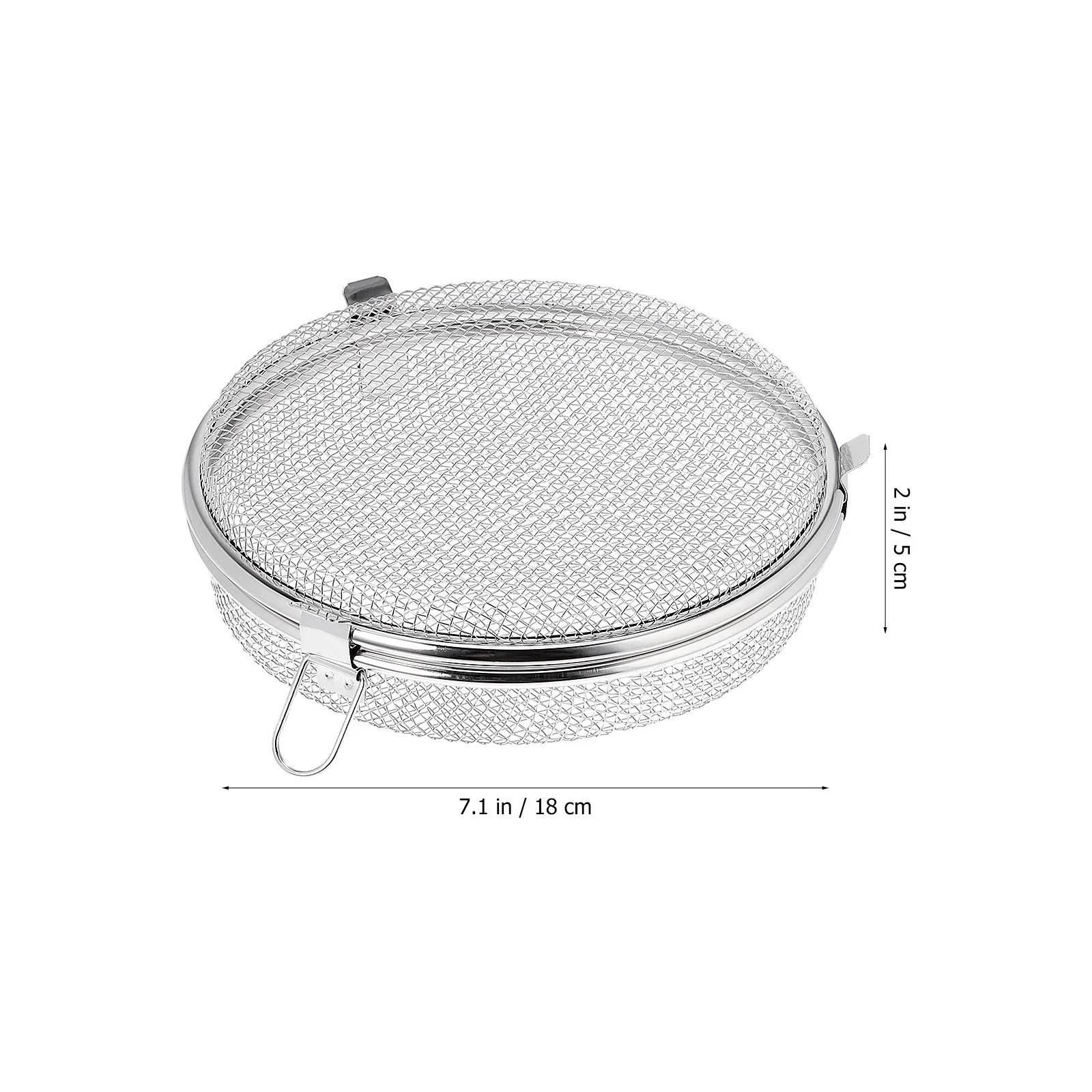 Dishwasher Utensil Basket Stainless Steel Round Mesh Storage Basket Large Capacity for Cutlery Baby Bottle Parts Small Items