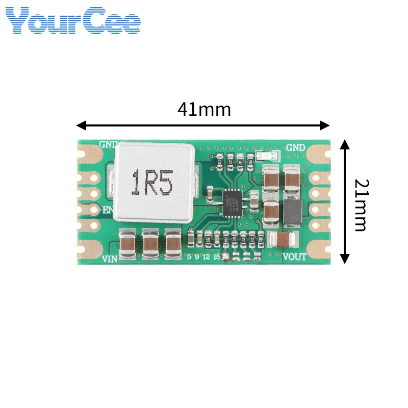 MP3429 5V 12V Step Up Boost Module Low Ripple 21A Peak Input Current Lithium Battery Booster Power Supply