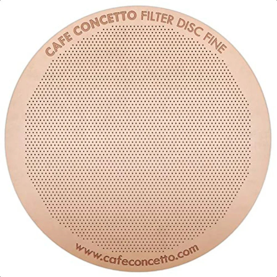 

Filter for use in AeroPr Go AeroPr Coffee Makers Disc Fine Reusable Premium Coated Stainl Steel Rose Gold Metal Brew Tips Inclu