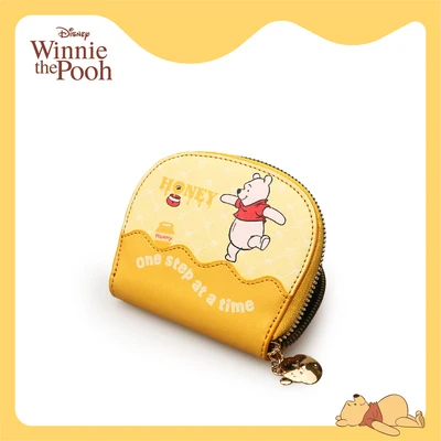 Disney Winnie Pooh W9901 Fashion Anime Wallet Cartoon Wallets Coin Bag Casual Purses Card Birthday Gift