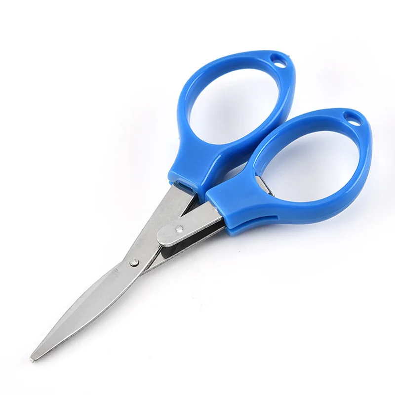 

Two Material Optional Handle Stainless Steel Everyday Carry Multi-Function Cutting Paper Fishing Line 8 Shape Folding Scissors