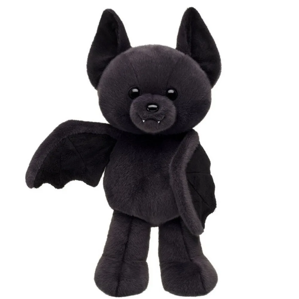 Build A Bear Posable Bat 플러시 2025 액세서리 인형 상품 플러시 박쥐 장난감 할로윈 크리스마스 선물