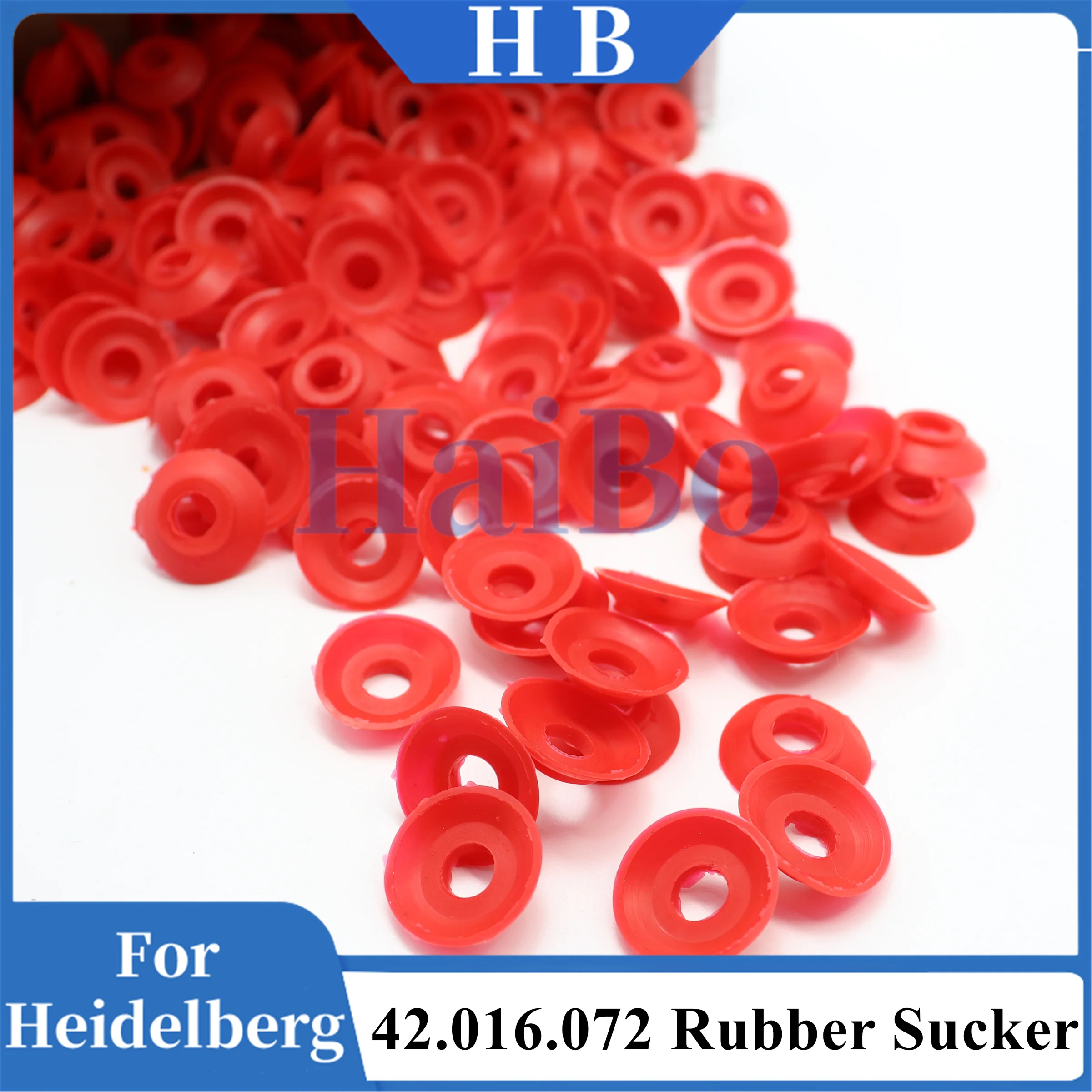 HaiBo Best Quality 100PCS Red Rubber Sucker 42.016.072
