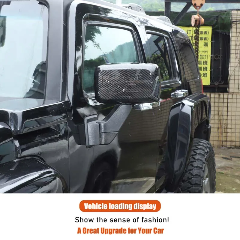 

Углеродное волокно ABS для Hummer H3 H3T 2005 2006 2007 2008 2009, крышка зеркала заднего вида, боковое зеркало заднего вида, крышка корпуса