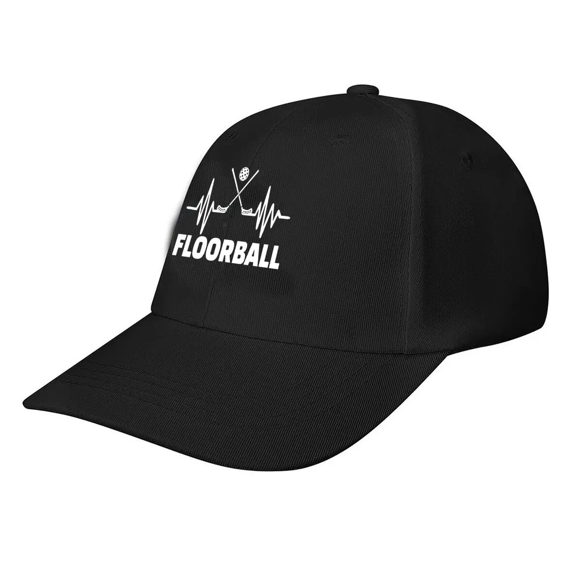 Floorball Pulse Crossed Sticks Ball Baseball Cap Fashion Men Sunhat Women's Outdoor Sports