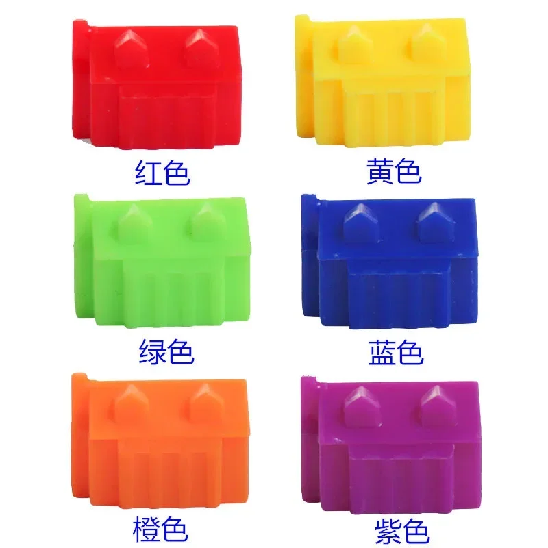 50 Pcs/Set Big House Chess Pieces Games Accessories