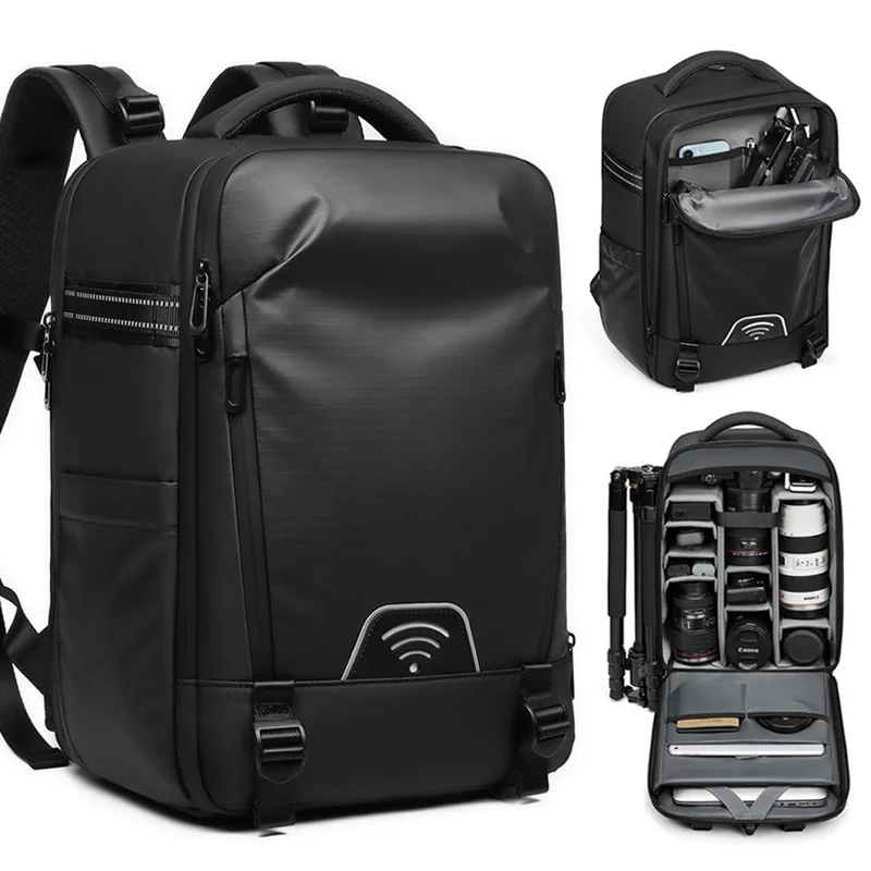 SLR photography bag, multi-functional large-capacity outdoor travel, portable camera bag, Canon Fuji storage, camera backpack.