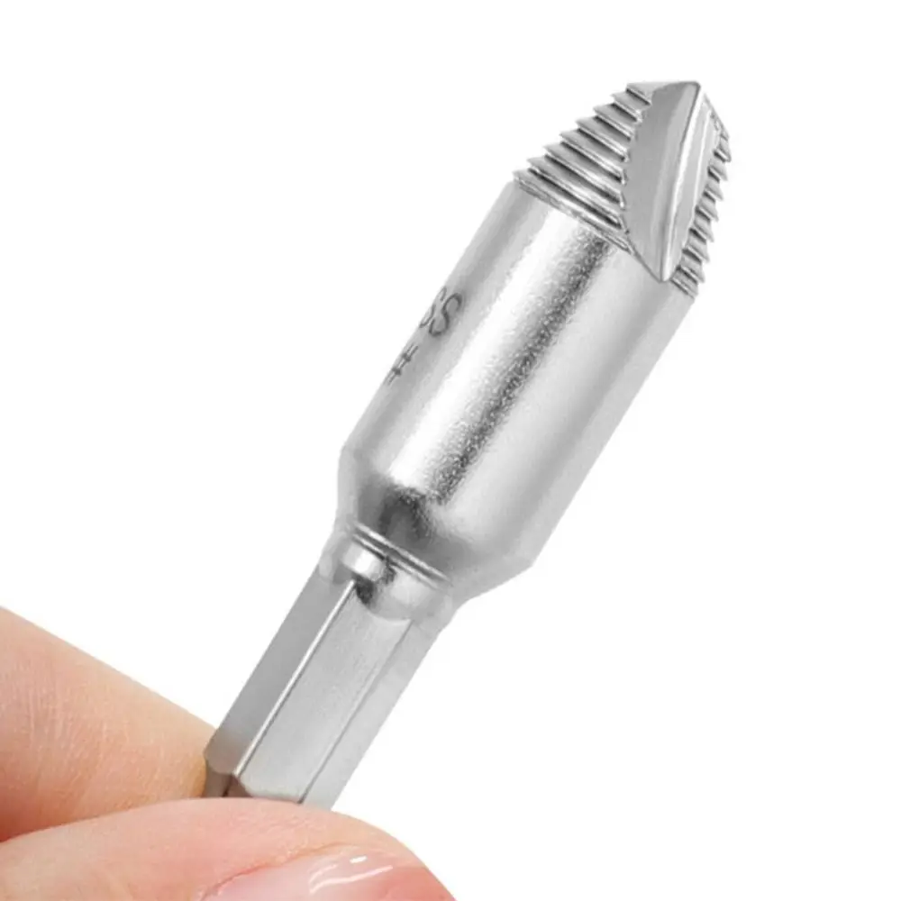 

5pcs/set Thread Damaged Screw Extractor Hex Shank High Hardness Bolt Remover HSS No Slipping Demolition Tools Home DIY