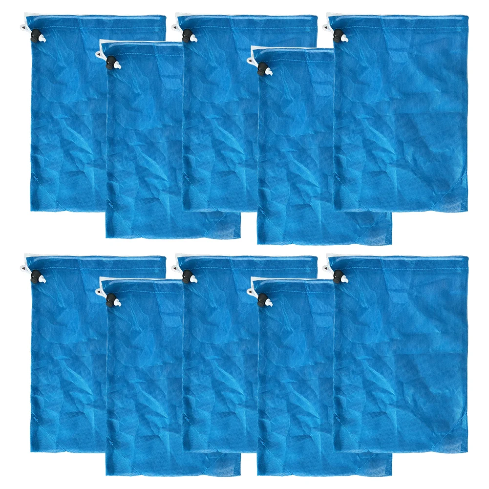 3/10pcs Fine Mesh Bag Fine Mesh Bag Functional Pull And Lock Cord Wide Usage For Pool Vacuum Cleaners Pull And Lock Cord