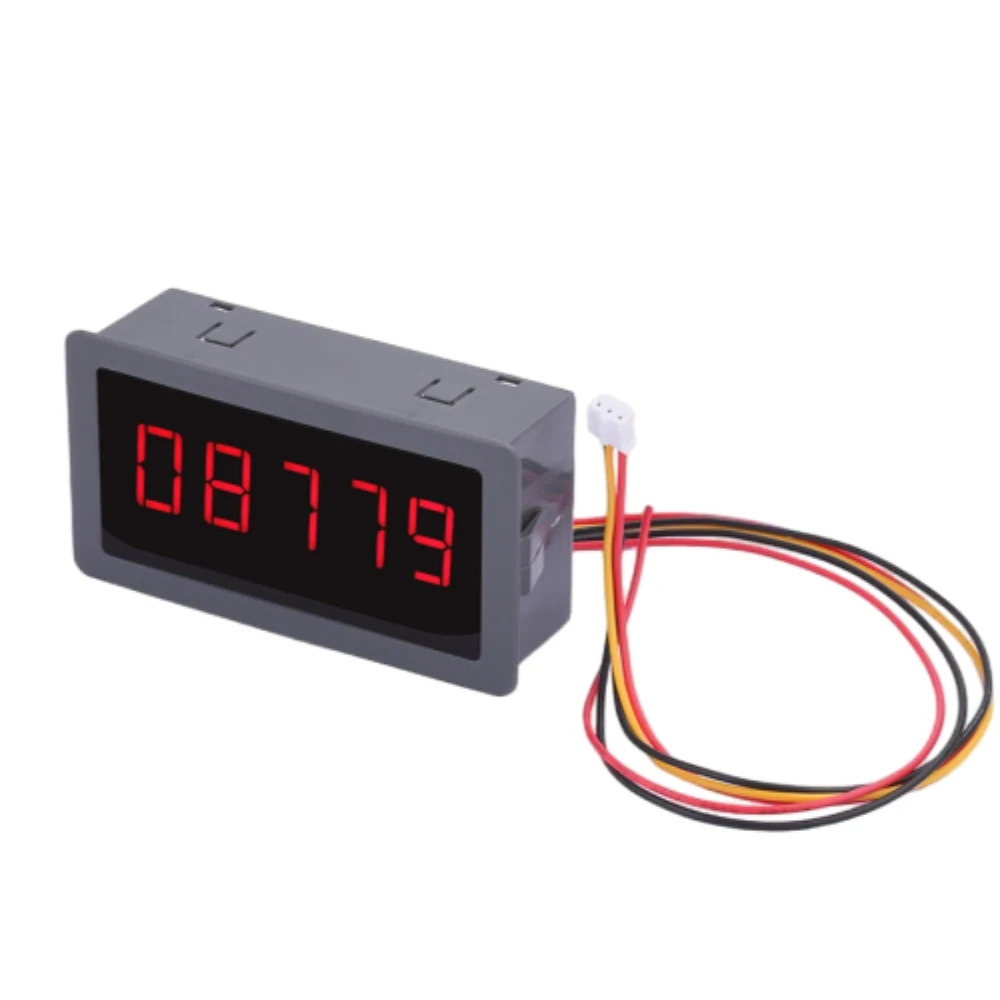 

5 Digital LED Display Tachometer High Precision RPM Speed Meter Digital Ratemeter with Reverse Protection for Brushless Motor