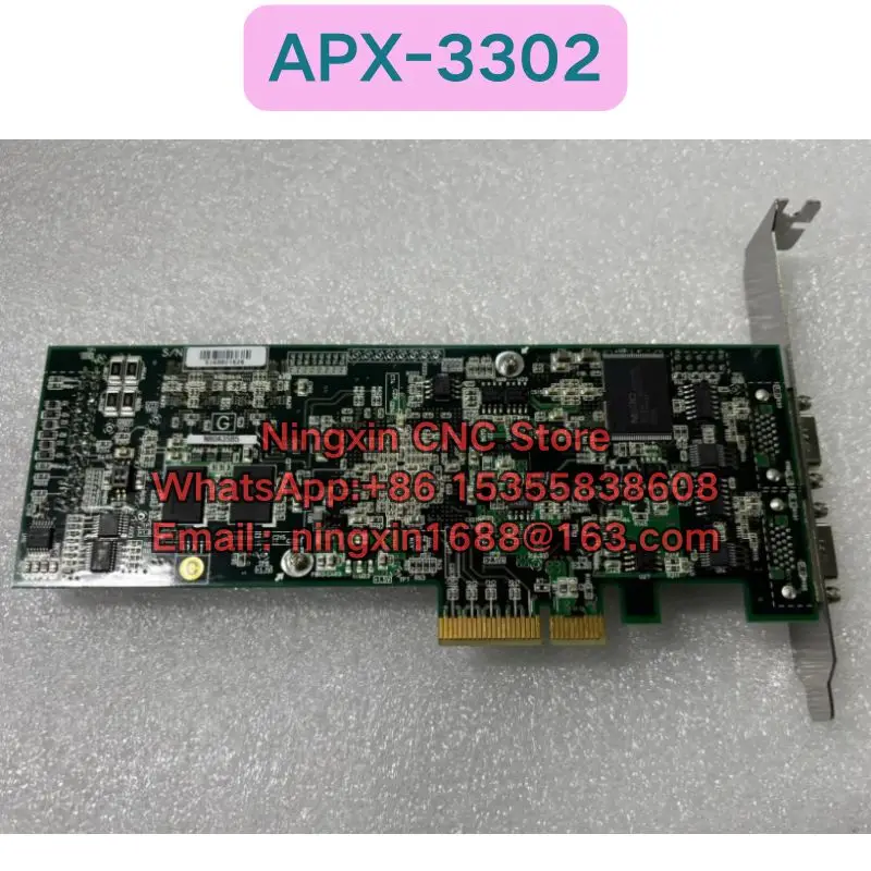 Second-hand APX-3302 IPCE-DCLIF-LP Image Acquisition Card Functional test OK Fast delivery
