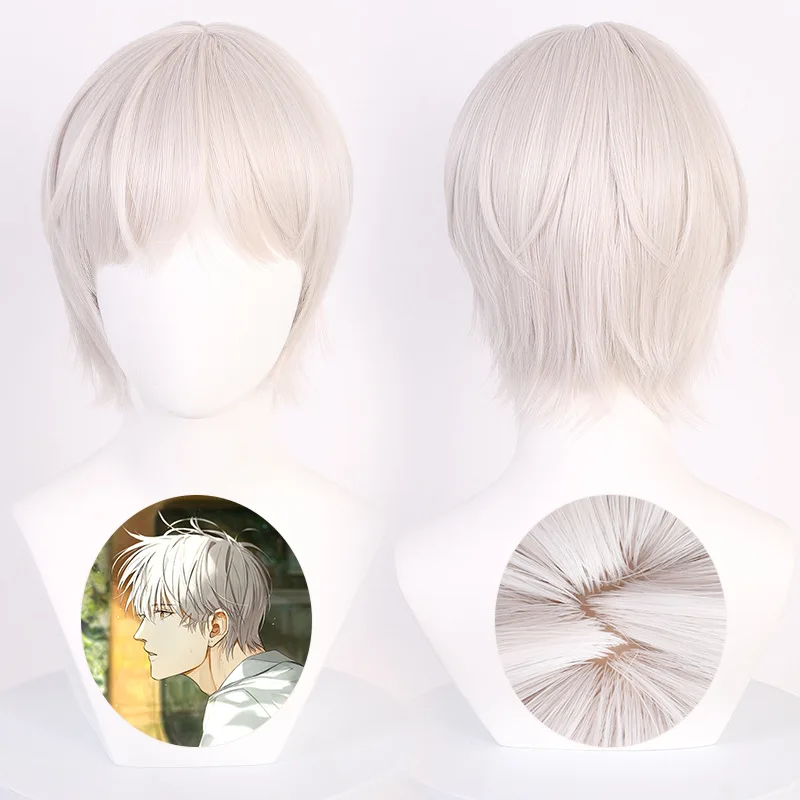 Peluca "Light And Shadow Love" Qizi Li Cosplay peluca Color personalizado cuero cabelludo peinado medio superior