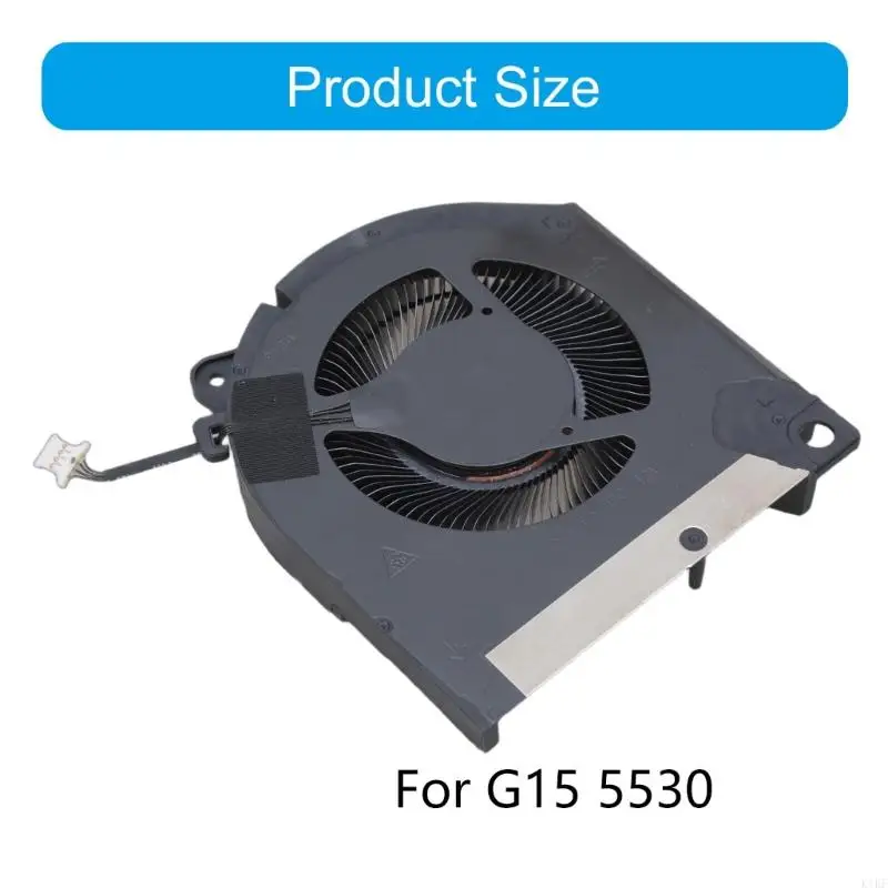 Efficient Metal Cooling Fan For 2023 G15 5530 DC12V CPU GPU Heat Dissipation K1KF