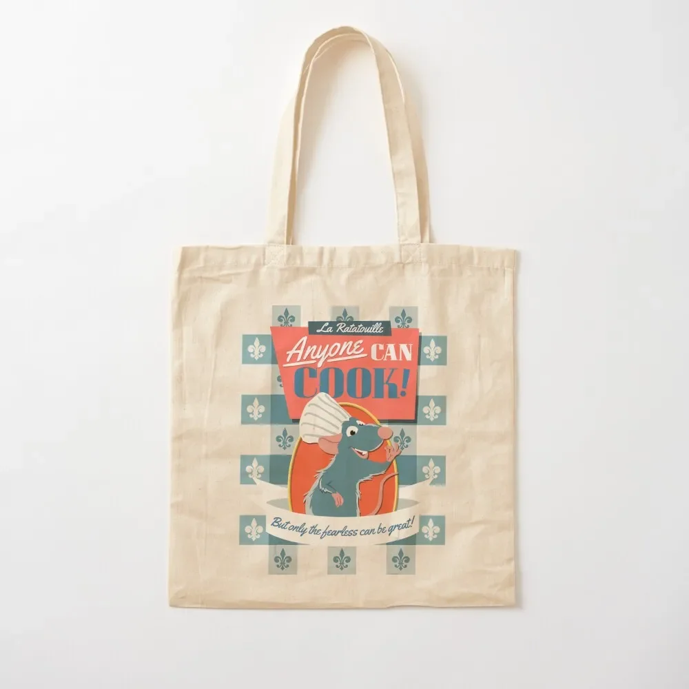 

Ratattouille Remy Anyone Can Cook Tote Bag Cloth bags canvas shopping bag