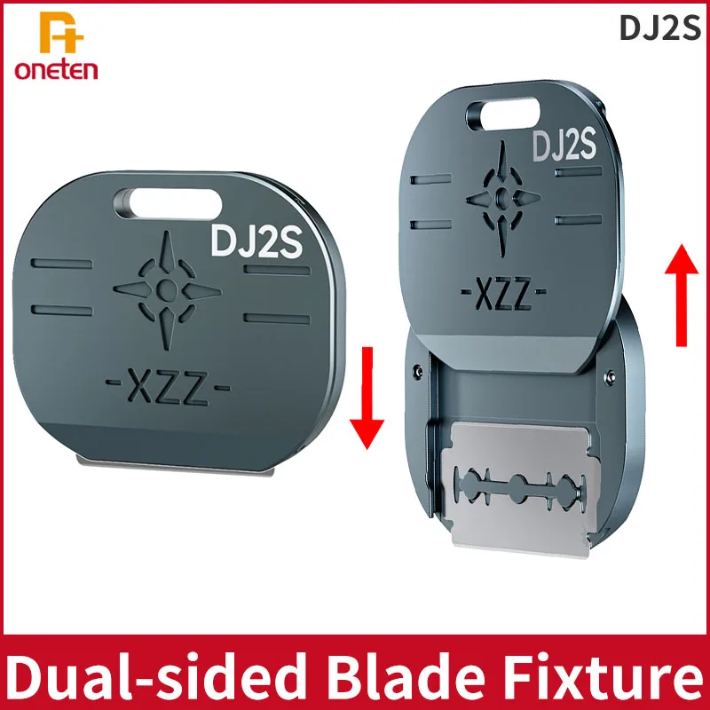 XINZHIZAO Dual-sided Metal Blade Fixture DJ2S For Mobile Phone Curved Screen Disassembly Removable Design Remove Glue Tool