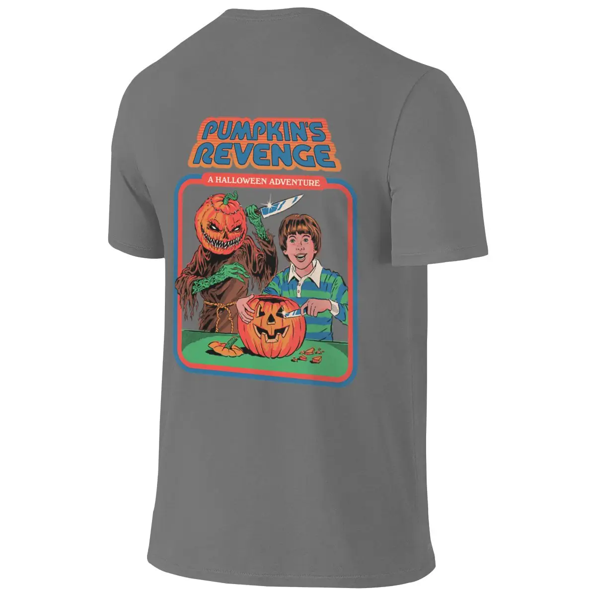 Pumpkins Revenge Crisp Reversible T-shirt Niche Sweet Cool Travel Must-Have Men's T-shirts