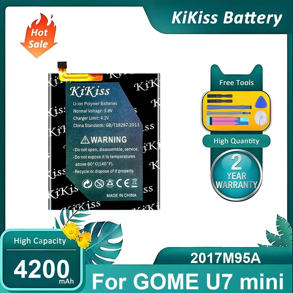 

Высокопроизводительный аккумулятор для мобильного телефона GOME U7 mini, 2017M95A, 4200 мАч