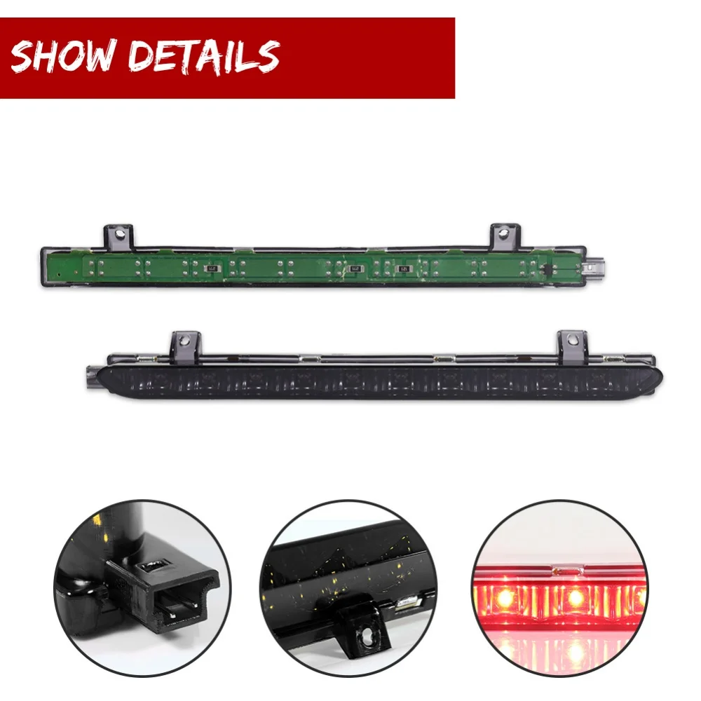 1PC Red LED Car 3rd Brake Light High Mount Brake Stop Light For MINI Cooper R56 R57 R58 R60 2007-2014 & F54 F55 F56 2014/2015-up