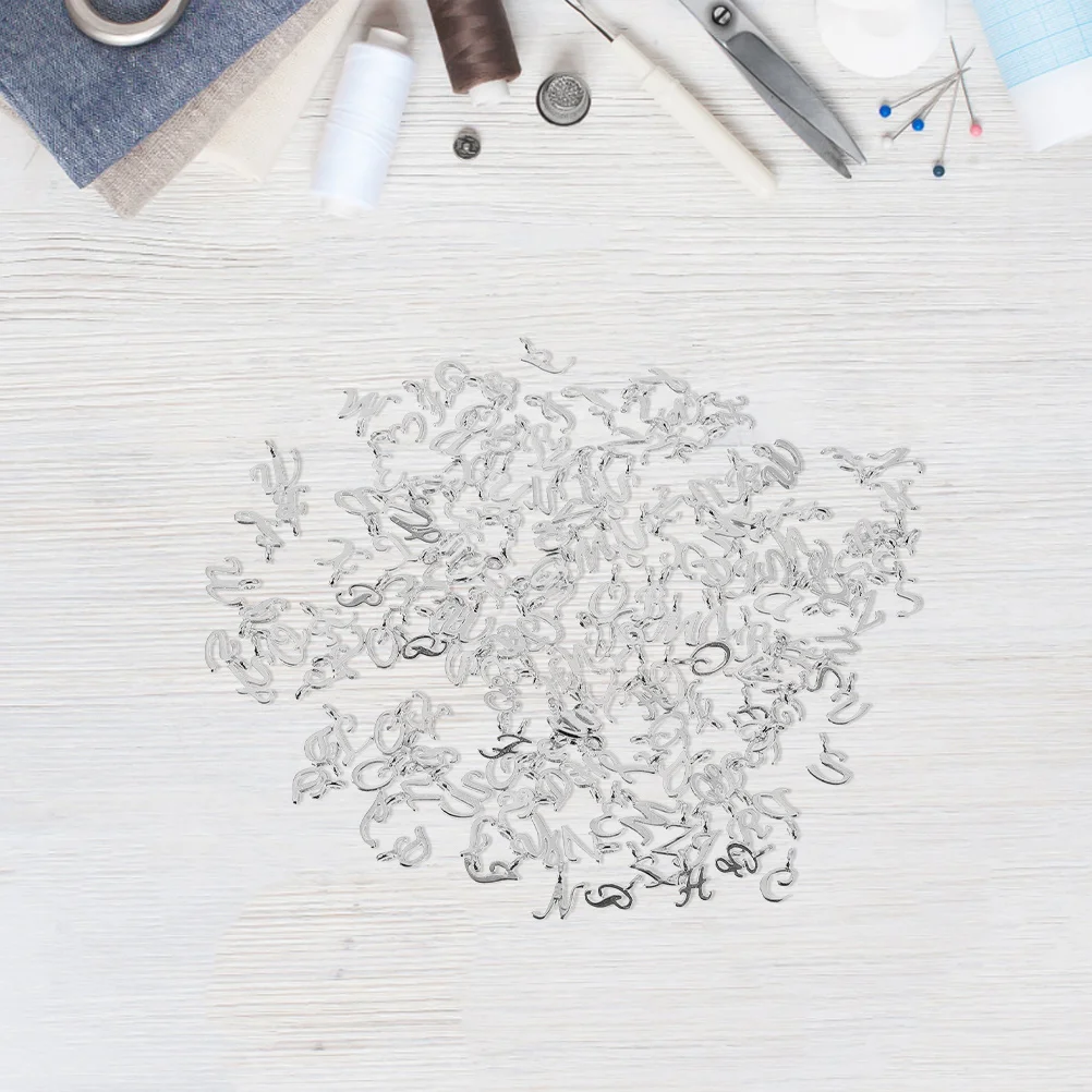 

130Pcs Mini Alphabet Charms Alloy Letter Pendants DIY Jewelry Making A-Z Initials Necklace Bracelets Letters for Bracelets