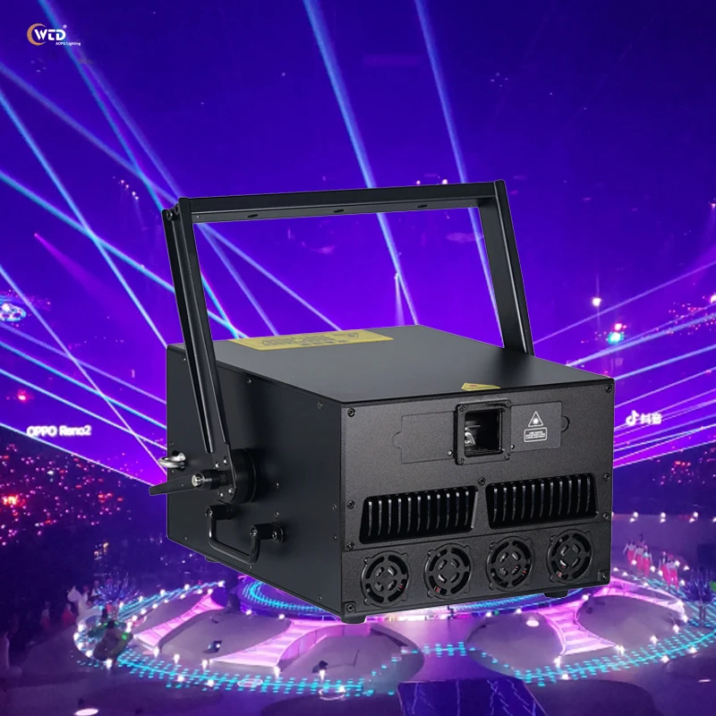 20W 30W 3D Animation Laser Light With Pattern Effect Full Color Laser DJ Stage Lighting Suitable For Disco Party