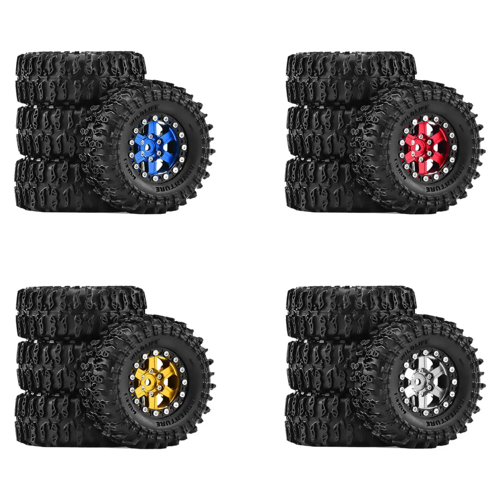 

Колеса и шины, 4 штуки, профессиональные, легкие, простые в установке, запасные части для самостоятельной сборки, для масштаба 1/18