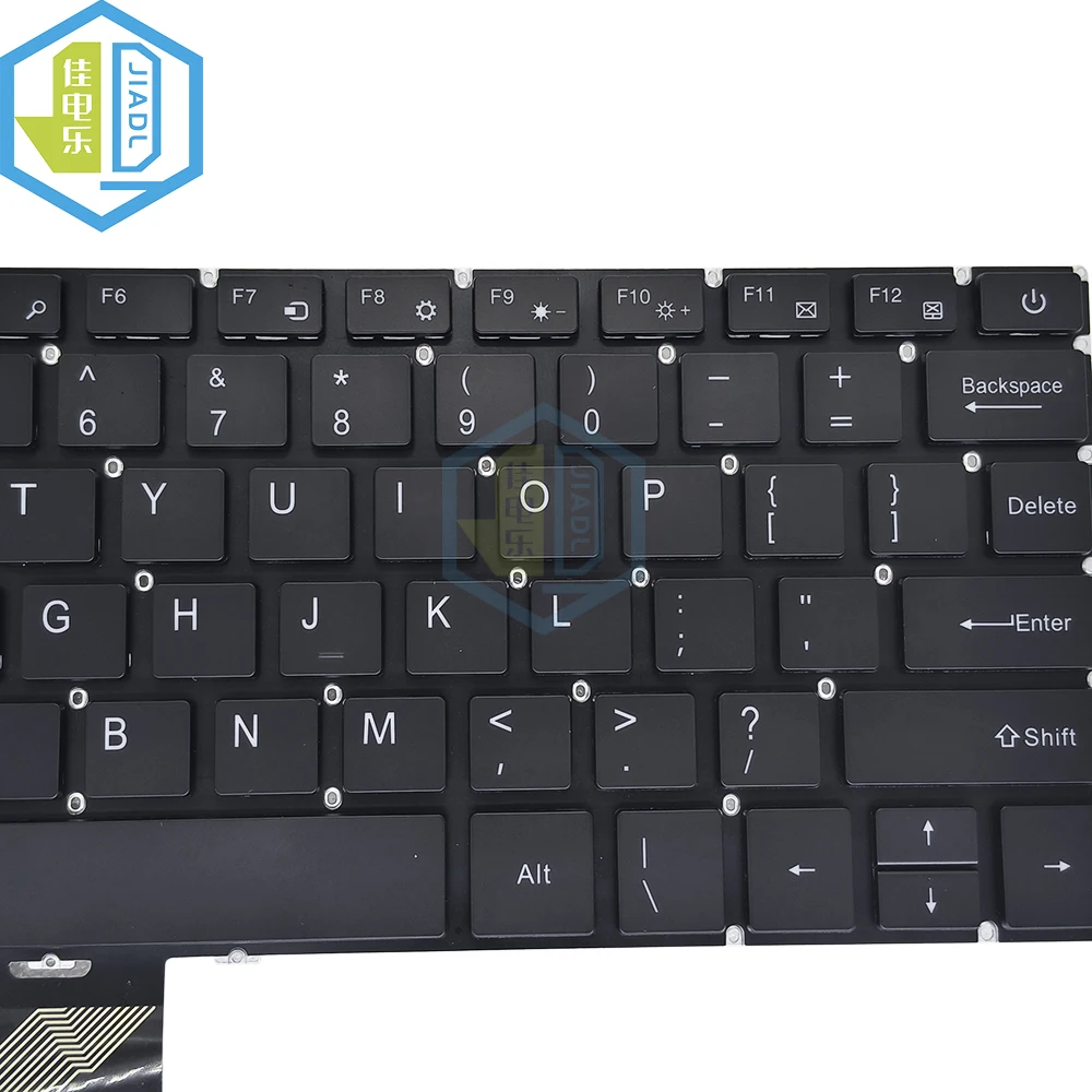 US English Laptop Backlit Keyboard For EVOO EV-C-125-3 EV-C-125-3-SL EV-C-125-3-BK EVC-125-3-SL 12.5 inch MB2549005 YXT-NB93-130