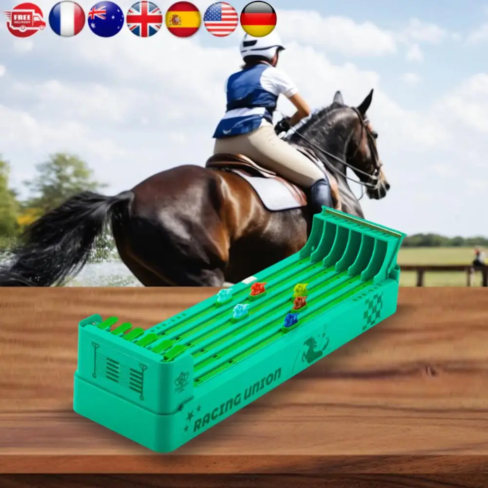 

Classic Horse Racing Game Tabletop Games Set Electronic Horse Race Board Game Interactive Family Party Toy