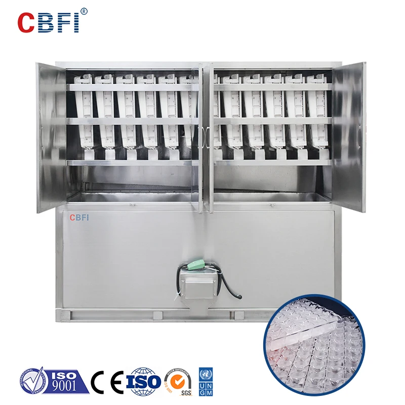 Edible Ice Production Machinery CV500 Cube Ice Maker 500kg/24h