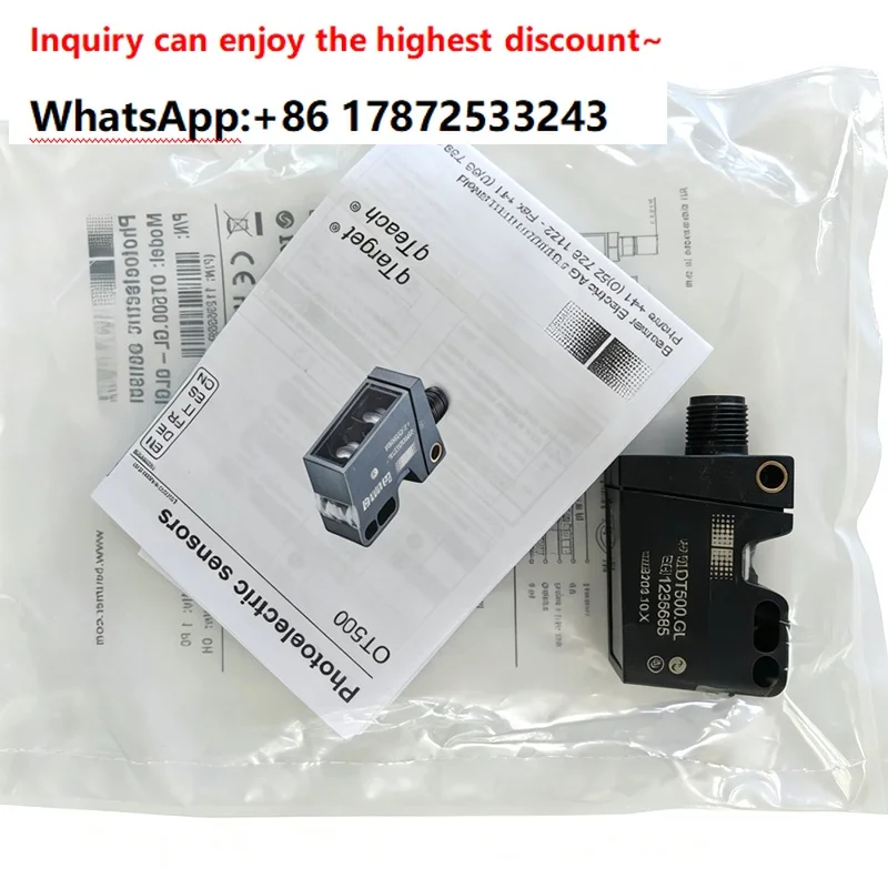 OT500. GL 11235685 TOF background suppression sensor 150-2500mm IO Link push-pull IP67 Class1 QTeach calibration