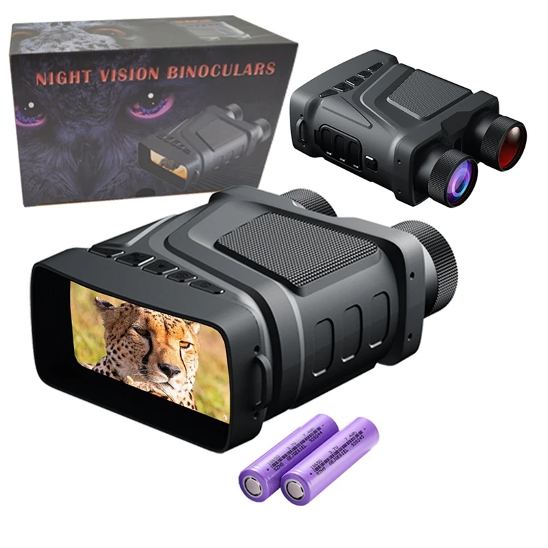 Night Vision Binoculars 850Nm Infrared HD 5X Digital Zoom Telescope Night Goggles For Hunting Camping Surveillance