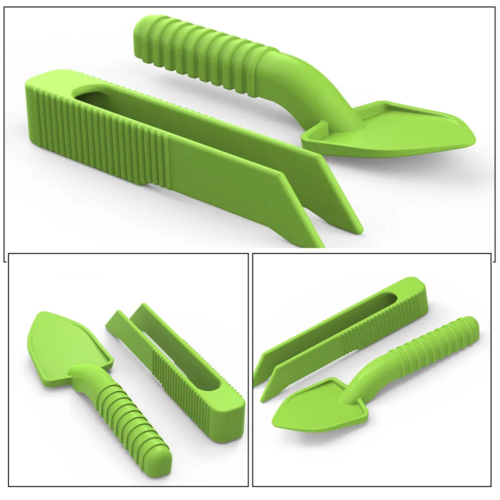 5Set Reptile Cleaning Tools Set Poop Scooper Feeding Tongs Terrarium Cleaner for Lizards Snakes Bearded Dragons Geckos Rats view 6