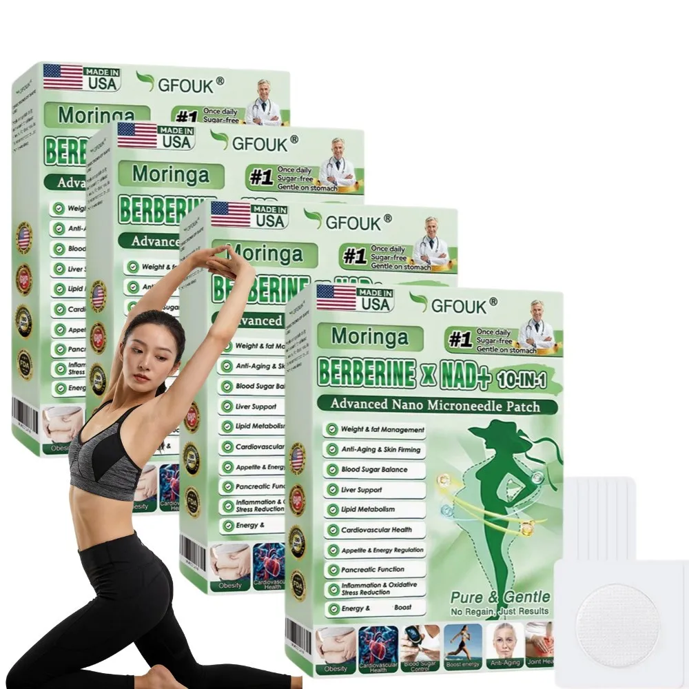 

10 Boxes Moringa Slimming Microneedle Patches - Gentle Breathable, Weight Management & Blood Sugar Balance Body Care
