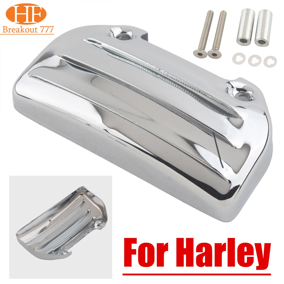 Motorcycle Voltage Regulator Cover Fairing Chrome For Harley Night Rod-VRSCD Street Rod -VRSCR 2006-2007 V-Rod-VRSCA 2002-2007