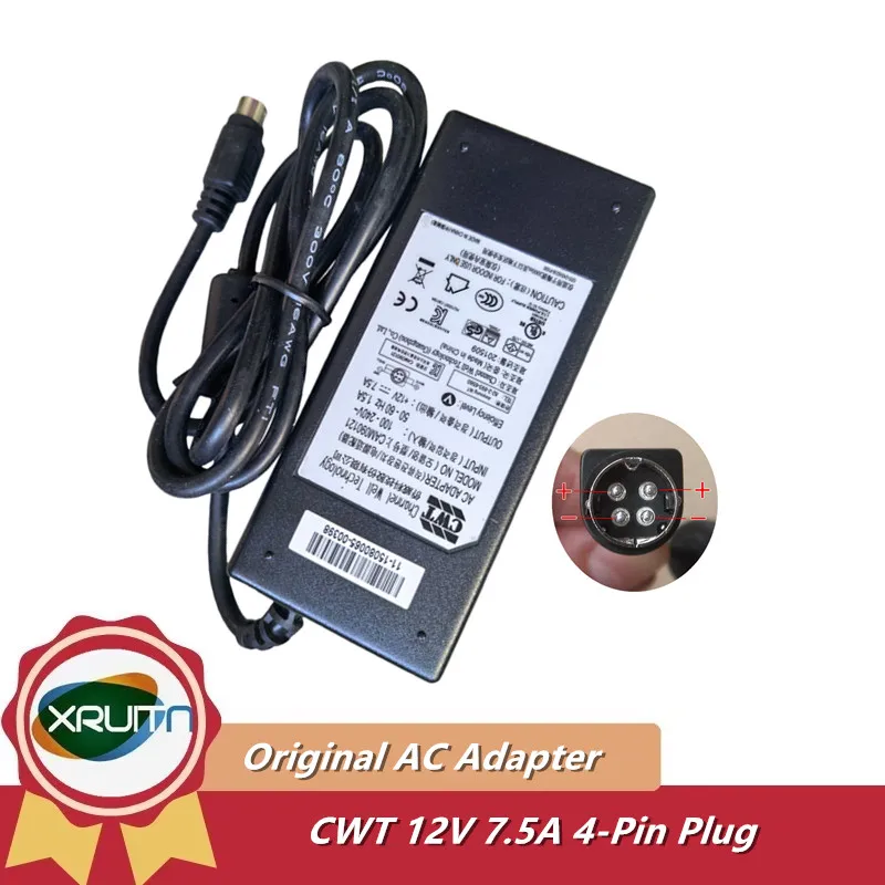 EA11011B-120 CWT 12V 7.5A AC Power Adapter Charger For SYNOLOGY DS416 DS415PLAY DS218PLAY DS718 Power Supply 2AAL090F CAM090121