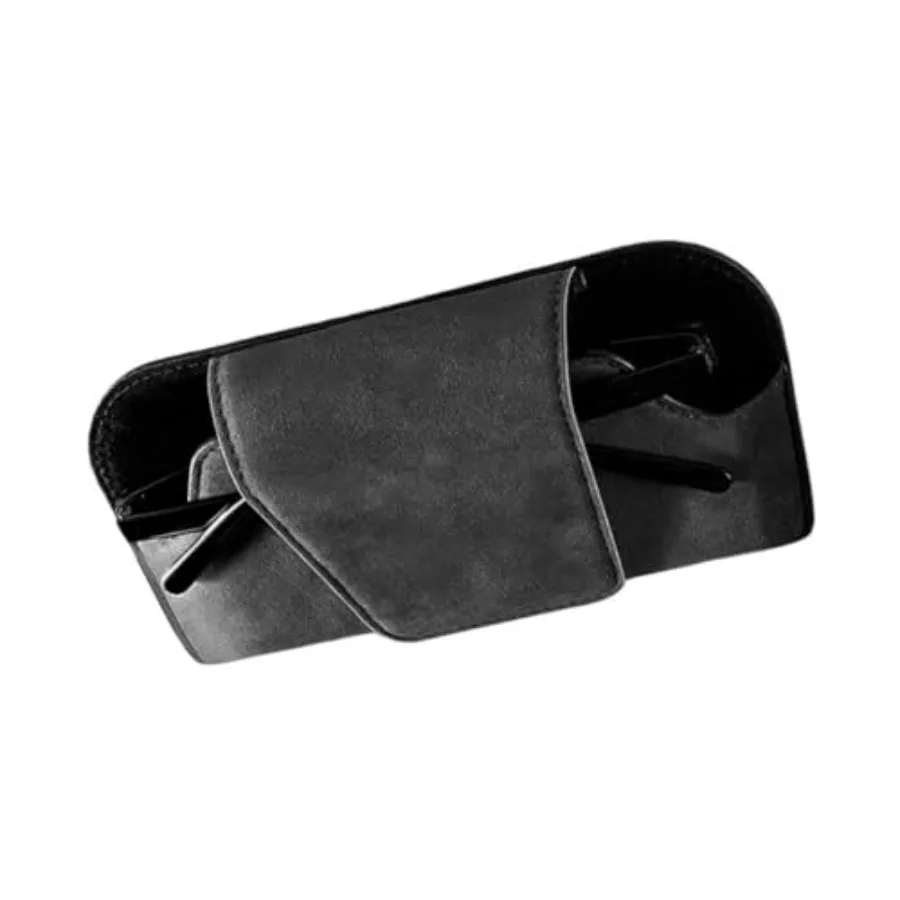 

Sunglass Holder for Car Visor, Suede Car Glasses Storage Box with Clips, Scratch-Resistant Eyeglasses Case, Universal Vehicle V