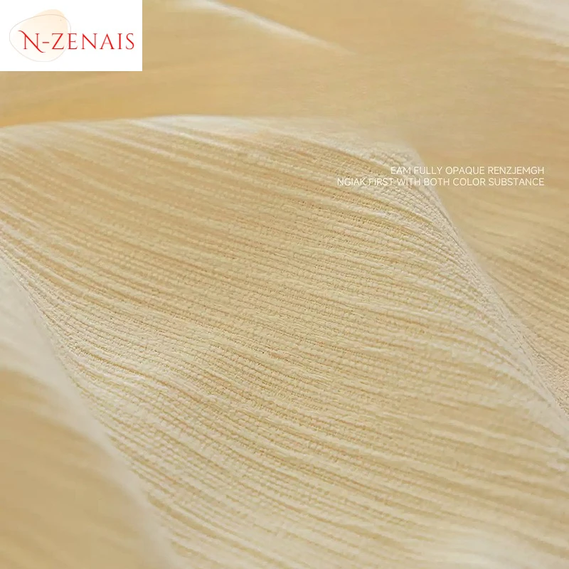 

Custom Size！！Modern Light Luxury Fashion High-end Translucent Elegant Curtains for Living Dining Room Bedroom Decor Window