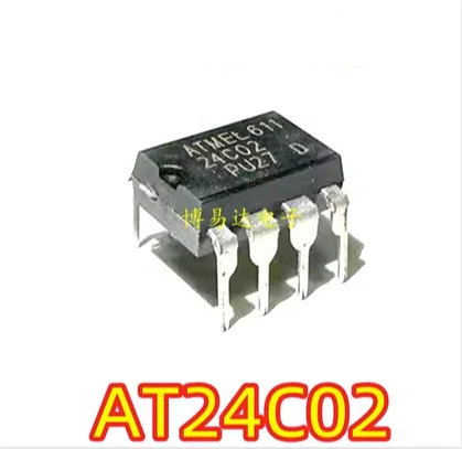 Free Shipping 100pcs  24C02 AN AT24C02N AT24C02BN AT24C02 DIP-8