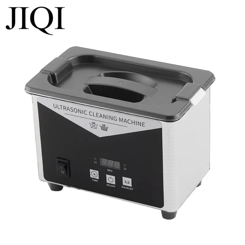 0.8L Ultrasonic cleaner Portable Washing Machine Seamless one-piece Stainless steel liner 5 Gears Timing Sonic Bath with basket