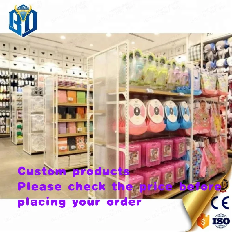 custom.Shelves Used to Display Goods in Supermarket Miniso