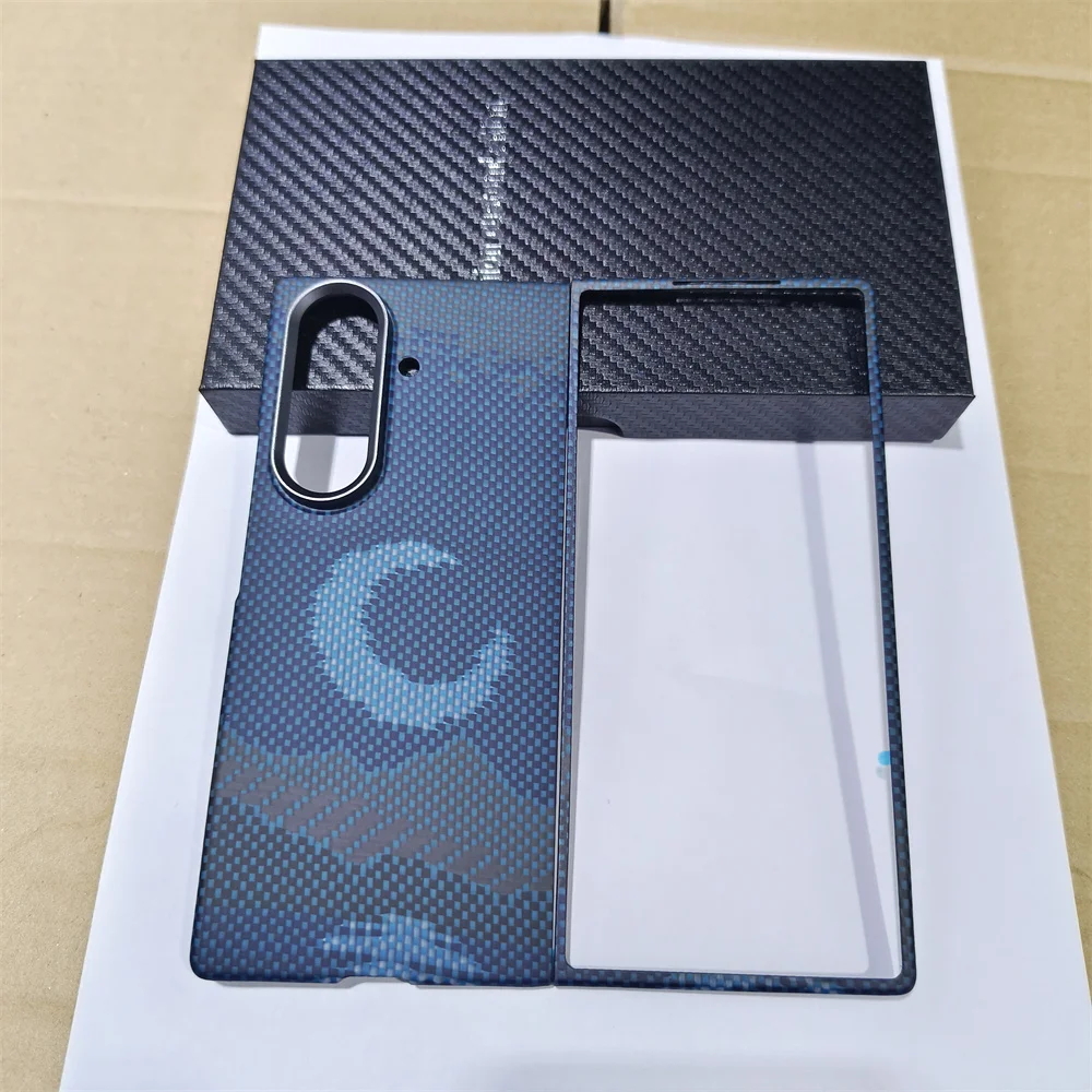 สำหรับซัมซุง กาแลคซี่ ซีพับ 7 เคสคาร์บอนไฟเบอร์อะรามิดเคฟลาร์ฝาครอบเกราะน้ำหนักเบาบางเฉียบฝาครอบป้องกันทนทานทนทาน