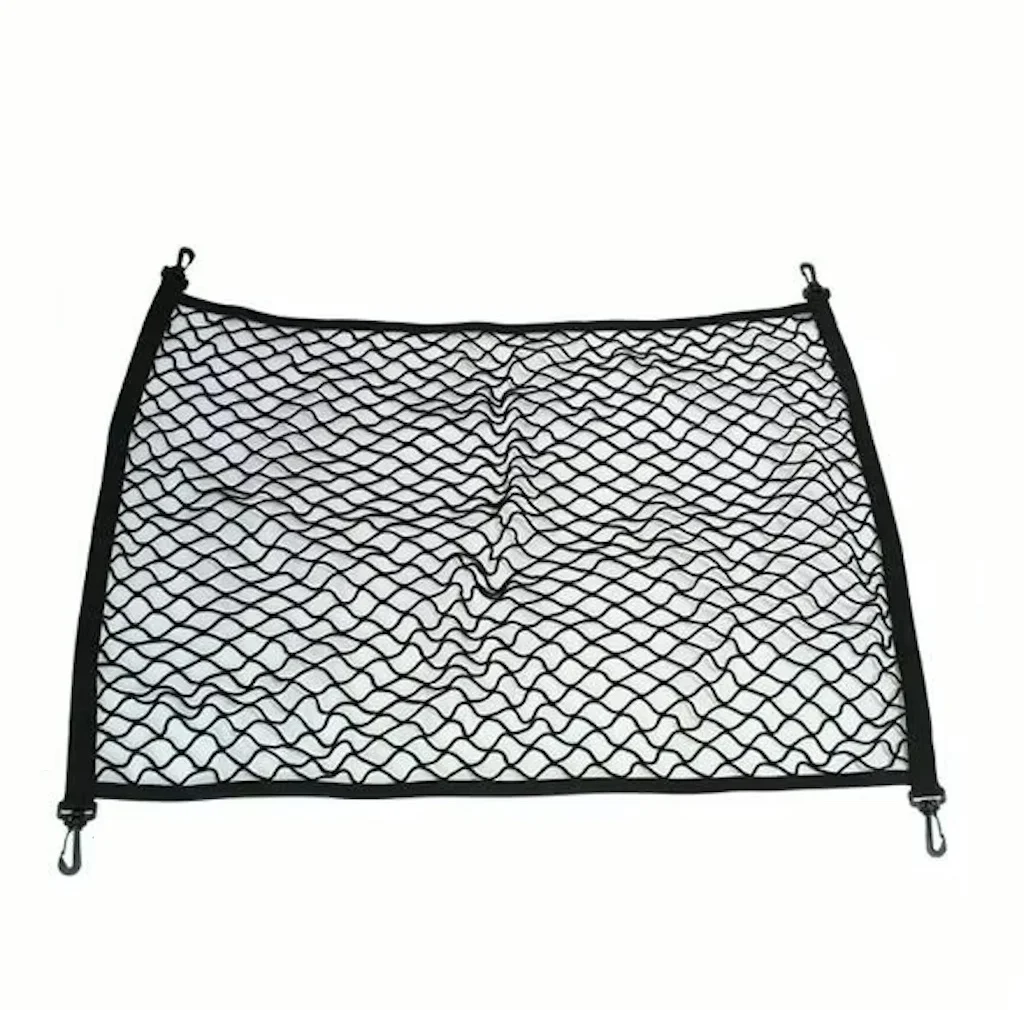 

80x60cm Universal Car Nylon Elastic Mesh Trunk Cargo Net Storage Organizer Pocket For Car