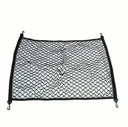 80x60cm 자동차에 대 한 유니버설 자동차 나일론 탄성 메쉬 트렁크화물 그물 스토리지 주최자 포켓