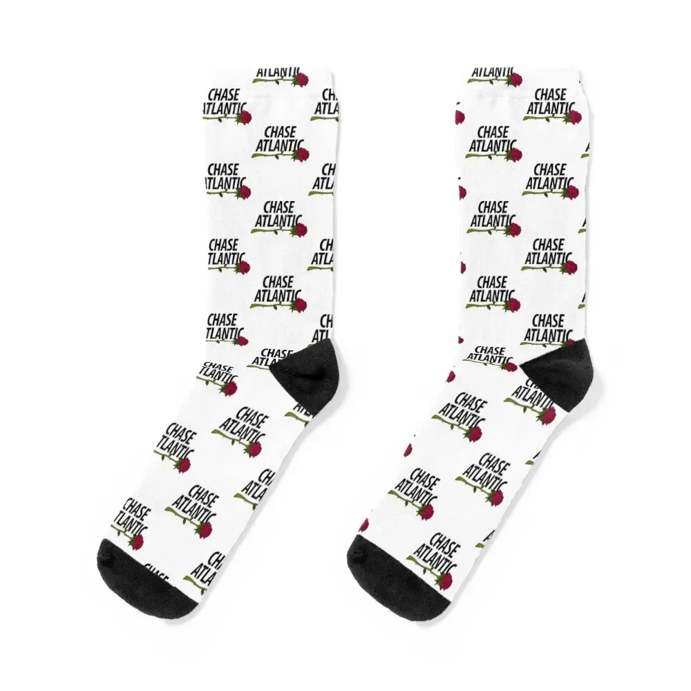 

Chase Atlantic Merch Rose Logo Socks anti-slip Sports kawaii Boy Child Socks Women's