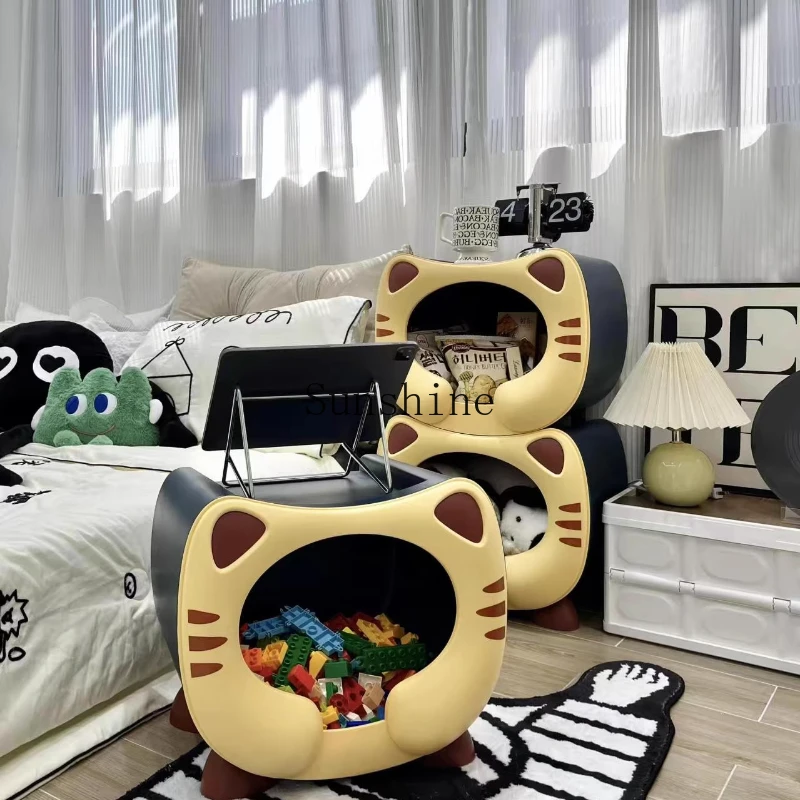 

Cute storage children's bookshelf storage baby finishing box multi-layer large-capacity household storage