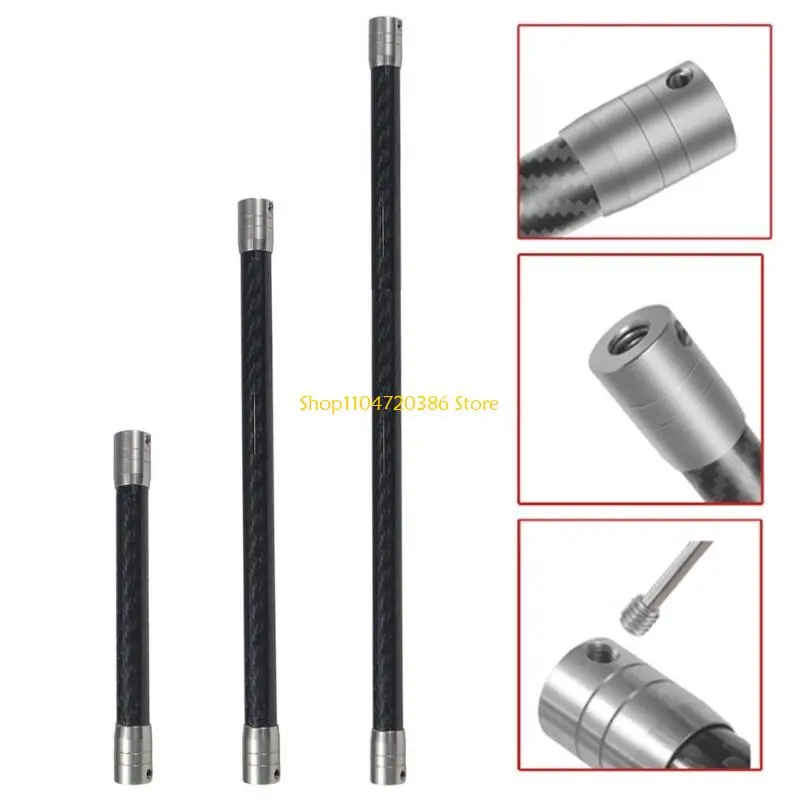 K0EA Carbon Fiber Camera Rod Stainless Steel Adapter 1/4 Thread Compatibility Quick Release Locking System For Dynamic Shots