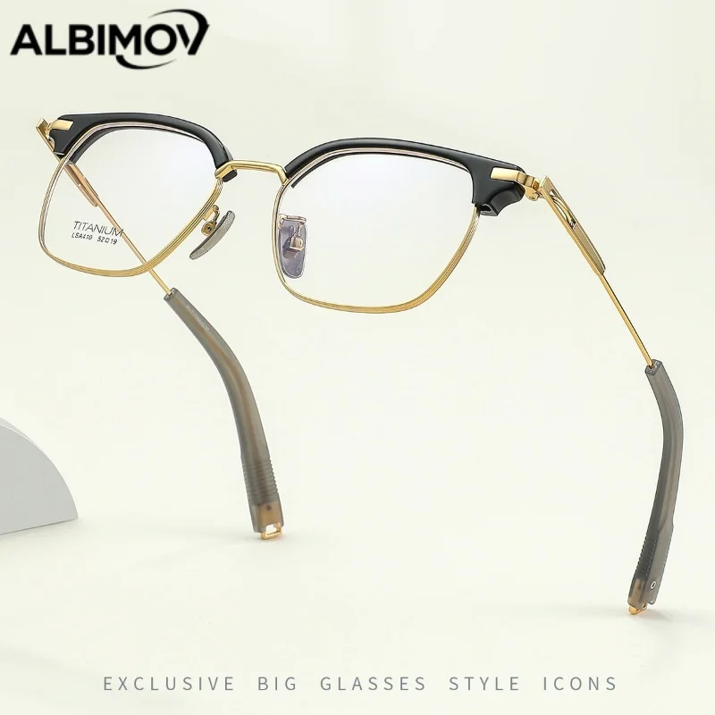 

Прогрессивная стеклянная оправа без оправы для джентльменов, фотохромные очки для дальнозоркости и близорукости, прогрессивные очки с защитой от синего света